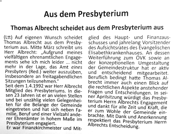 15-03-15 Austritt Presbyterium